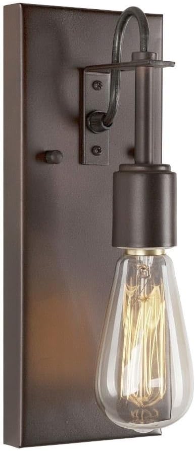 FORTE 7113-01-32 One Light Wall Sconce, Bronze