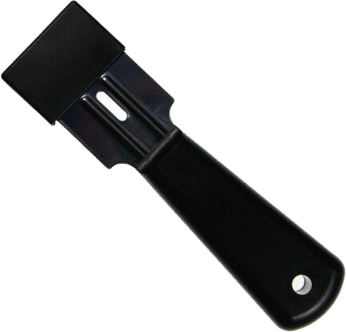 Razor Blades Metal Scraper Tool - Long Handheld Glass Scraper with 20 PCS Single Edge Replacement Blades