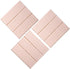 Ciieeo 3pcs Pink Felt Board Tiles, Colored Felt Notes Board Tiles, Memo Wall Bulletin Boards, Three-Dimensional Photo