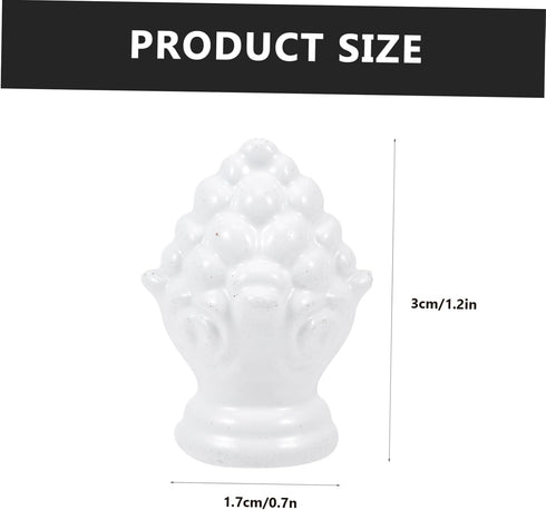 2pcs DOITOOL Shade Knob Light Knob Light Finial Accessory Finial Decor Lampshade Holder Durable Lamp Shade Decorative