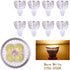JKLcom 4W LED MR16 Bulbs, 12V, 4W LED Spotlight Bulb, GU5.3 Base, Warm White 3000K, 8 Pack for Landscape Track Light