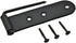 4 Renovators Supply Manufacturing Black Wrought Iron Shutter Strap Hinge in Galvanized Gate Strap Hinges with Mounting