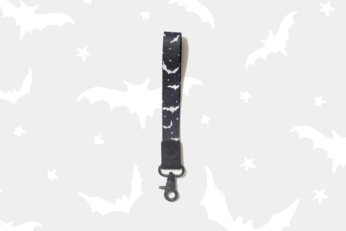 Bats Print Halloween Gifts Key Lanyard, Wristlet Strap, Short Keychain, Hand Wrist Lanyard for Keys