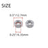 1/4" Bit,Interior:6.35MM Outer:12.7MM,Pack 5 The Shank with Bearings Accessory Kit,Shank Ball Bearing Router Bit fit