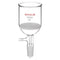 StonyLab Borosilicate Glass Buchner Filtering Funnel 100ml with Medium Frit(G2), 24/40 Standard Taper Joint