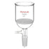 StonyLab Borosilicate Glass Buchner Filtering Funnel 100ml with Medium Frit(G2), 24/40 Standard Taper Joint