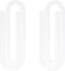 PENTA ANGEL Acrylic Paper Clips 2Pcs Sublimation Blank Clear Acrylic Book Page Marks Heat