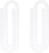 PENTA ANGEL Acrylic Paper Clips 2Pcs Sublimation Blank Clear Acrylic Book Page Marks Heat