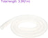 DMiotech 3/8"(10mm) ID 5/8"(16mm) OD Silicone Tube, 3.3 Feet Clear Industrial Tubing for Water Pump