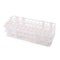 Plastic Test Tube Rack, Detachable Holder Storage Stand, Holds 60 for 16mm Dia. Tubes, White