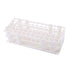 Plastic Test Tube Rack, Detachable Holder Storage Stand, Holds 60 for 16mm Dia. Tubes, White