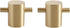 SANCHAKOU Metal Cabinet Pulls 2 Pack Brass Column Bedside Cabinet Handle Wardrobe Drawer
