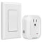 SURAIELEC Wireless Wall Switch Remote Control Outlet, No Wiring Needed, 100ft RF