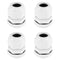 Fielect 4Pcs M20 Cable Gland, Plastic Waterproof Cable Glands Joints Adjustable Connector for 6-12mm Dia Cable