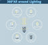 SORGTBL E14 Bulb 4W (40W 6000K 400LM,120V E14 Bulbs 5pcs) LED Equivalent) Daylight White European Base Light for Cooker