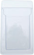 Heavy Duty Pocket Protector with Vertical ID Badge Holder by Specialist ID - Clear Plastic Organizer for Pens, Tools