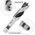 6Pcs Brad Point Drill Bits Stubby Set for Wood | 4241 High Speed Steel Spiral Twist Bit 1/4" Quick Change Hex Shank