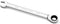 Jetech Ratcheting Combination Wrench, Industrial Grade Gear Spanner, 12-Point Design, SAE 7/16"