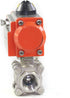 YUASDUU 1/2" 3-Piece DN15 0~1000 Pneumatic Air Actuated Ball Valve, Single-Acting Pneumatic Ball Valve Air Return PSI