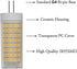 G4 Bulbs Dimmable 10W(Equivalent 100W 3000K G4 Base,102 2835 SMD,Pack 4 LED Light to Halogen Replacement) Warm White