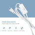 DXMKOP 16FT E26/E27 Bulb Plug in Pendant Light Cord, Lamp Kit with Light Socket, Hanging Lamp Plug in, Safe & Sturdy