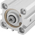 Garosa SDA Air Cylinder 25mm ID 30mm Stroke Compact Aluminum Double Acting Cylinder