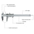 Vernier Caliper, 6 Inch/150mm Professional Micrometer, Stainless Steel Measuring Tool for Depth and Step Measurements