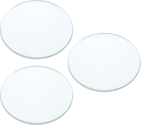YOKIVE 3 Pcs Double Convex Lens, Clear Glass Optical Lenses for Telescope and Photography Use