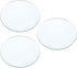 YOKIVE 3 Pcs Double Convex Lens, Clear Glass Optical Lenses for Telescope and Photography Use