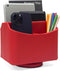 UnionBasic Rotating Desk Organizer, 360 Degree Spinning Caddy for TV Guide, Mail, Remote Controller Holder, Red