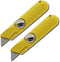 All-Metal Fixed-Blade Utility Drywall Knife, Easy Change Blade, Non-Retractable, 2-Pack