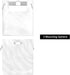 QWORK T-Shirt Bag Rack Holder - 2 Pack Versatile Stand for Grocery Stores, Kitchens, and Retail