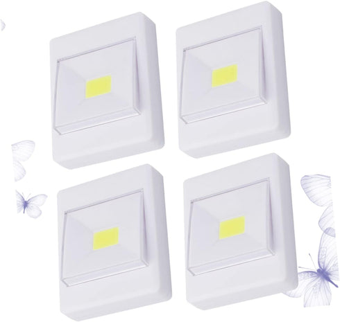 4Pcs Closet ARTIBETTER Battery Powered Led Cabinet Lights Soft Eye-Safe Cob Lighting for Kitchen Pantry Hallway Under