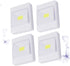 4Pcs Closet ARTIBETTER Battery Powered Led Cabinet Lights Soft Eye-Safe Cob Lighting for Kitchen Pantry Hallway Under