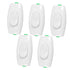 MAGICLULU 5pcs Compact Inline Lamp Convenient Push Button Control for Desk Bedside