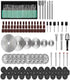 YWHWLX 147-Piece Rotary Tool Accessories Kit Cutting/Polishing/Grinding Set for Wood, Metal, Glass, Stone