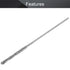 Utoolmart 2 Pcs Diamond Twist Drill Bits, 0.8mm Jobber Drill Bits High Speed Steel HSS