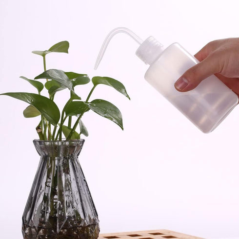 2Pcs Tattoo Wash Bottle 250ml | 8oz Water Squirt Bottle for Medical Succulent Cleaning and Washing, White