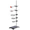 stonylab Lab Stand Set, Metalware Steel Support Stand with Rod, 4-Prong Burette Clamp, Flask Clamp
