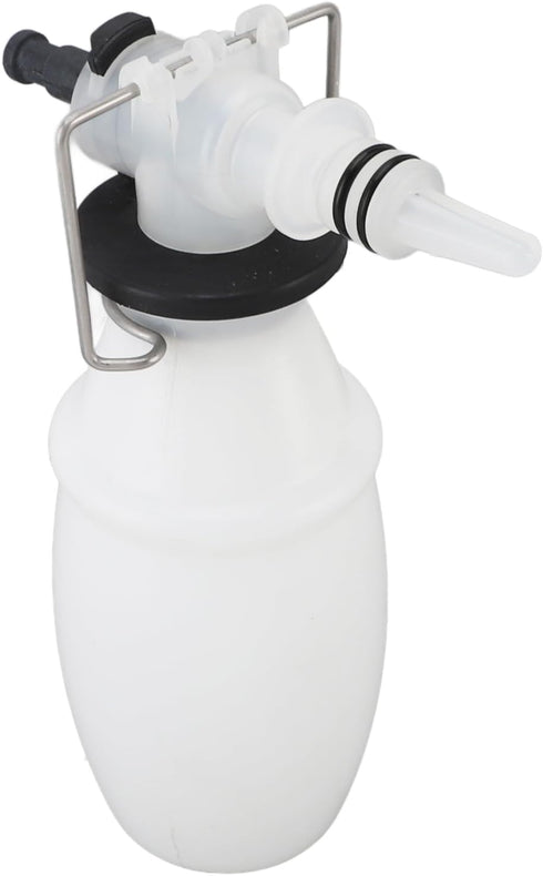 Zymothrix 500ml, Milk Sampling Bottle Dairy Milk Sampler with Stainless Steel Clip, Leak - Proof Rubber Seal, Easy