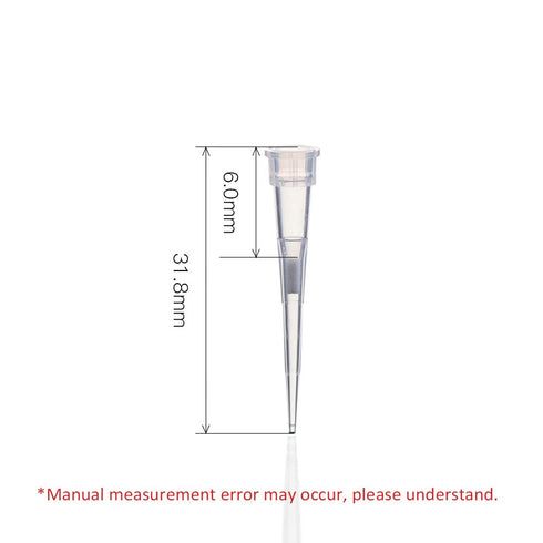 Disposable Filtering Pipette Tips, 960pcs Universal Filter Pipette Tips, 10 µL, 96 Tips/Rack x 10 Racks