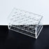 Clear Acrylic Test Tube Holder Rack for 18 Holes, Tube Vial Holder, Makeup Brushes Drying Rack for 10ml 15ml Test Tubes