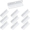 10Pcs White L Bracket,Heavy Duty Corner Brace,Stainless Steel Shelf Bracket Angle Bracket