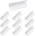 10Pcs White L Bracket,Heavy Duty Corner Brace,Stainless Steel Shelf Bracket Angle Bracket