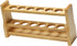 Premium Wooden Test Tube Rack, 6 Tube Capacity, 0.82" (21mm) Holes for Labs