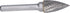 Carbide Rotary File - 1/4inch Shank Rotary File Die Grinder Burr Bit for Woodworking and Engraving.