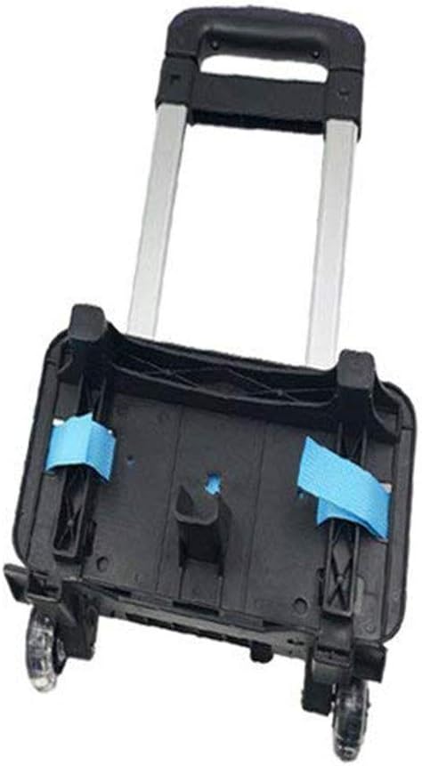 VILINKOU Backpack Schoolbag/Backpack Hand Truck Wheeled Cart Trolley Hand Aluminium Alloy Folding Trolley Cart