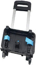 VILINKOU Backpack Schoolbag/Backpack Hand Truck Wheeled Cart Trolley Hand Aluminium Alloy Folding Trolley Cart