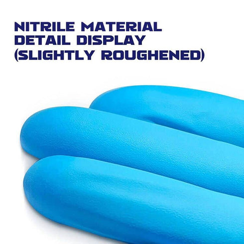 GMG SINCE1988 Disposable Nitrile Gloves, Powder-Free, Latex-Free Safety Glove for Cleaning, Food Handle, or Automotive(Small Size, 100 Pack)