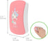 LOUKIN 2 Pcs Mini Magnetic Dry Erase Erasers, Small Whiteboard Erasers for Classroom, Home, Office (Pink)